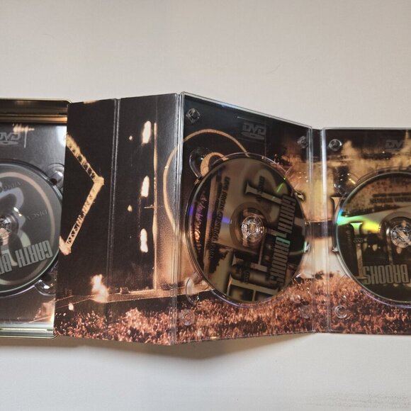 Garth Brooks the Entertainer 5 DVD Set in Metal Tin NTSC 85420 6001 206 Central - Picture 7 of 14